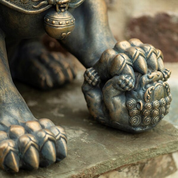 Foo Dogs Imperial Guardian Lions Statues Pair Garden sculptures artwork